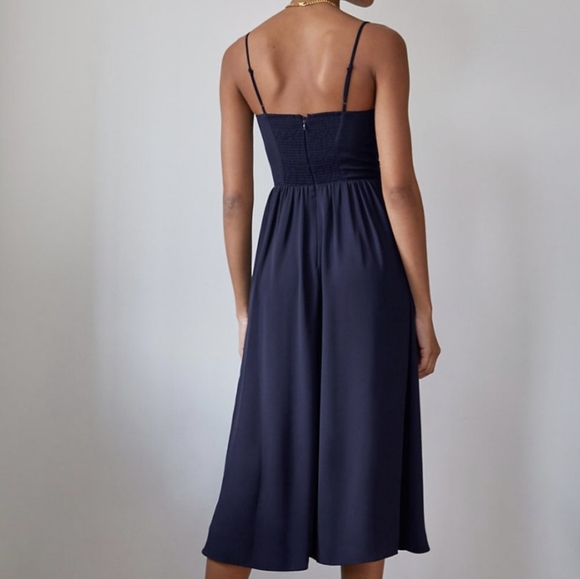 ARITZIA BABATON Noel Sinopia Orange Midi Dress Size 8 #ypo1-8585-10 - Picture 11 of 11